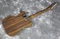 Finition naturelle Corps en bois de zèbre Cou en bois de zèbre Guitare électrique Télé Guitare toutes les couleurs Disponible fournisseur
