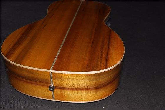 AAAAA toute la guitare OO solide sur mesure Guitare acoustique OO solide 14 frettes Guitare acoustique électrique fournisseur