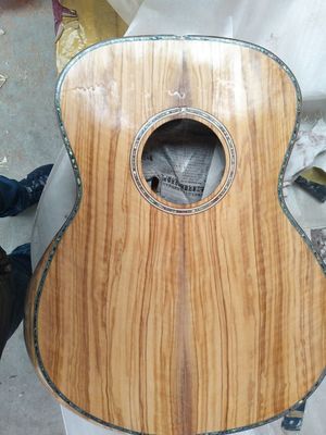 AAAA tout en bois d'olivier massif personnalisé guitare personnalisée de style OM Gotoh tuner peg guitare électrique acoustique fournisseur