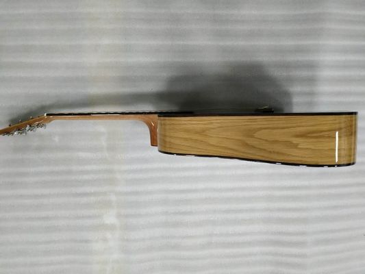 AAAA fabriqué à la main tous Solid OKA guitare dreadnought guitare de corps importé trou de son bois EQ D guitare électrique acoustique fournisseur