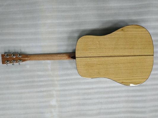 AAAA fabriqué à la main tous Solid OKA guitare dreadnought guitare de corps importé trou de son bois EQ D guitare électrique acoustique fournisseur
