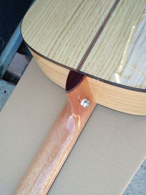 AAAA fabriqué à la main tous Solid OKA guitare dreadnought guitare de corps importé trou de son bois EQ D guitare électrique acoustique fournisseur