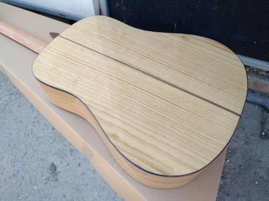 AAAA fabriqué à la main tous Solid OKA guitare dreadnought guitare de corps importé trou de son bois EQ D guitare électrique acoustique fournisseur