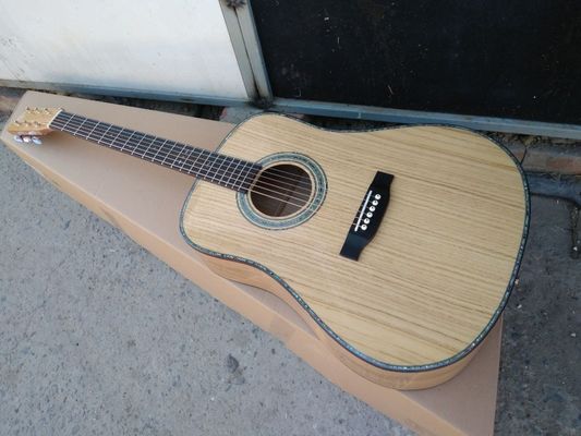 AAAA fabriqué à la main tous Solid OKA guitare dreadnought guitare de corps importé trou de son bois EQ D guitare électrique acoustique fournisseur