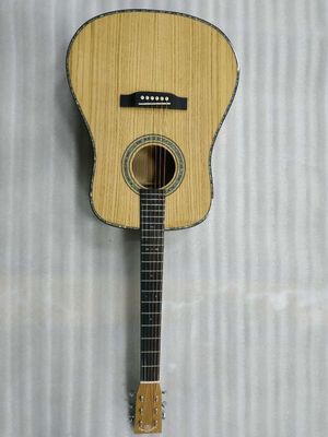 AAAA fabriqué à la main tous Solid OKA guitare dreadnought guitare de corps importé trou de son bois EQ D guitare électrique acoustique fournisseur