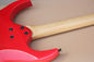 Guitare électrique personnalisée en rouge avec Floyd Rose, pickups HSH, Black Dots Fret Inlay, matériel noir fournisseur