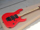 Guitare électrique personnalisée en rouge avec Floyd Rose, pickups HSH, Black Dots Fret Inlay, matériel noir fournisseur