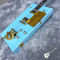 Nouvelle guitare électrique en bleu généreuse en forme d'or personnalisable fournisseur