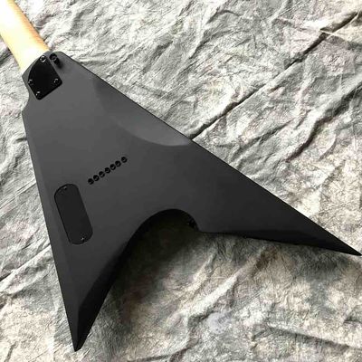 Couverture de flamme personnalisée à 7 cordes couvercle de flamme coupe d'érable liant le tableau d'empreintes digitales bord de côté Light Point Guitare électrique fournisseur