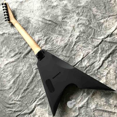 Couverture de flamme personnalisée à 7 cordes couvercle de flamme coupe d'érable liant le tableau d'empreintes digitales bord de côté Light Point Guitare électrique fournisseur