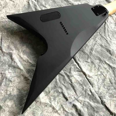 Couverture de flamme personnalisée à 7 cordes couvercle de flamme coupe d'érable liant le tableau d'empreintes digitales bord de côté Light Point Guitare électrique fournisseur