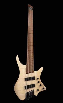 Guitare basse électrique sans tête à 5 cordes en nature fournisseur