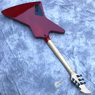Guitare électrique personnalisée en bois de rose couvert par le haut Hardware noir en Bourgogne fournisseur