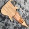 Grand 17 cordes guitare basse corps d'acajou cou de bois de rose tableau de doigts incrustation sans fil logo et la forme peuvent être personnalisés fournisseur