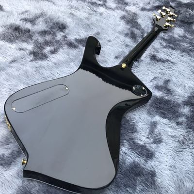 Grand Custom Gold Crack Mirror Paul PS10LTD Guitare Ice Man Guitare électrique à reliure blanche fournisseur