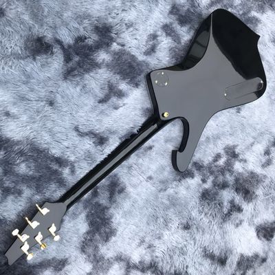 Grand Custom Gold Crack Mirror Paul PS10LTD Guitare Ice Man Guitare électrique à reliure blanche fournisseur