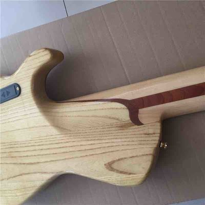 Disque porté sur mesure en érable haut 6 cordes basse Guitare cou à travers le corps ébène tableau d'empreintes digitales Active Pickups Bass électrique fournisseur