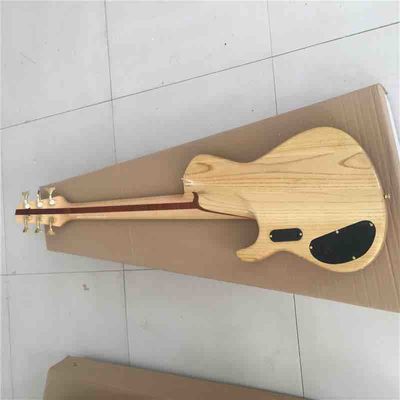 Disque porté sur mesure en érable haut 6 cordes basse Guitare cou à travers le corps ébène tableau d'empreintes digitales Active Pickups Bass électrique fournisseur