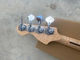 La coutume 4 ficelle le matériel électrique flambé de Bass Guitar Chrome de touche d'érable de cou d'érable fournisseur