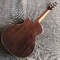 Personnalisé Tout en bois massif KOA Guitare électrique acoustique véritable Abalone Liant ébène Fingerboard Rosewood Dos Côté coupe bras fournisseur