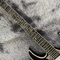 Guitare électrique noire personnalisée avec gardienne en métal Floyd Rose Bridge Chrome Hardware Arbre de vie fournisseur