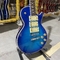 Style LP personnalisé Ace Frehley Hummbucker Pickups Guitare électrique avec Rosewood Fingerboard Corps acajou Couleur bleue Accepter fournisseur