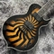 Guitare personnalisée Wylde Audio Odin Grail Charcoal Burst Buzzsaw Guitare électrique Ébène fournisseur