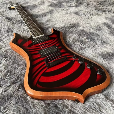 Guitare électrique personnalisée Grand Wylde Audio Nomad, placage d'érable en dentelle, planche à frites en ébène, Redrum Vortex fournisseur