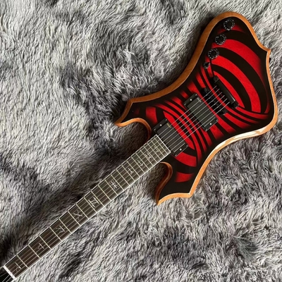 Guitare électrique personnalisée Grand Wylde Audio Nomad, placage d'érable en dentelle, planche à frites en ébène, Redrum Vortex fournisseur