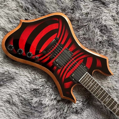 Guitare électrique personnalisée Grand Wylde Audio Nomad, placage d'érable en dentelle, planche à frites en ébène, Redrum Vortex fournisseur