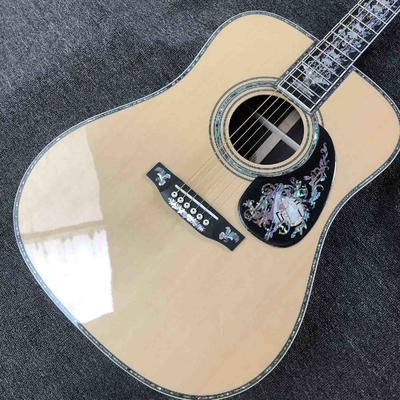 Custom AAAAA Fabriqué à la main D100AA Tout en bois massif Vintage D Dreadnought D100A Guitare acoustique de luxe fournisseur