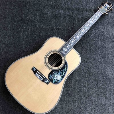 Custom AAAAA Fabriqué à la main D100AA Tout en bois massif Vintage D Dreadnought D100A Guitare acoustique de luxe fournisseur