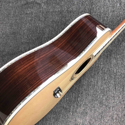 Custom AAAAA Fabriqué à la main D100AA Tout en bois massif Vintage D Dreadnought D100A Guitare acoustique de luxe fournisseur