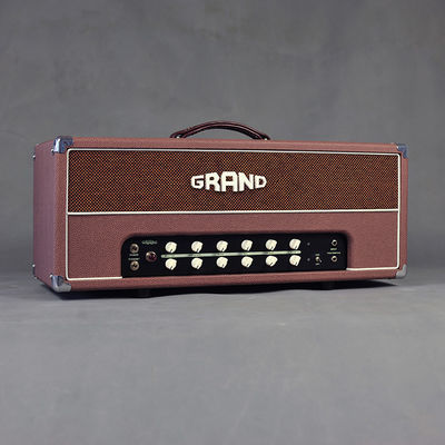 Tête d'amplificateur de guitare à Tube sous vide Boutique, 50W avec commandes EQ séparées par bande (aigus, médiums, basses, présence) boucle d'effet